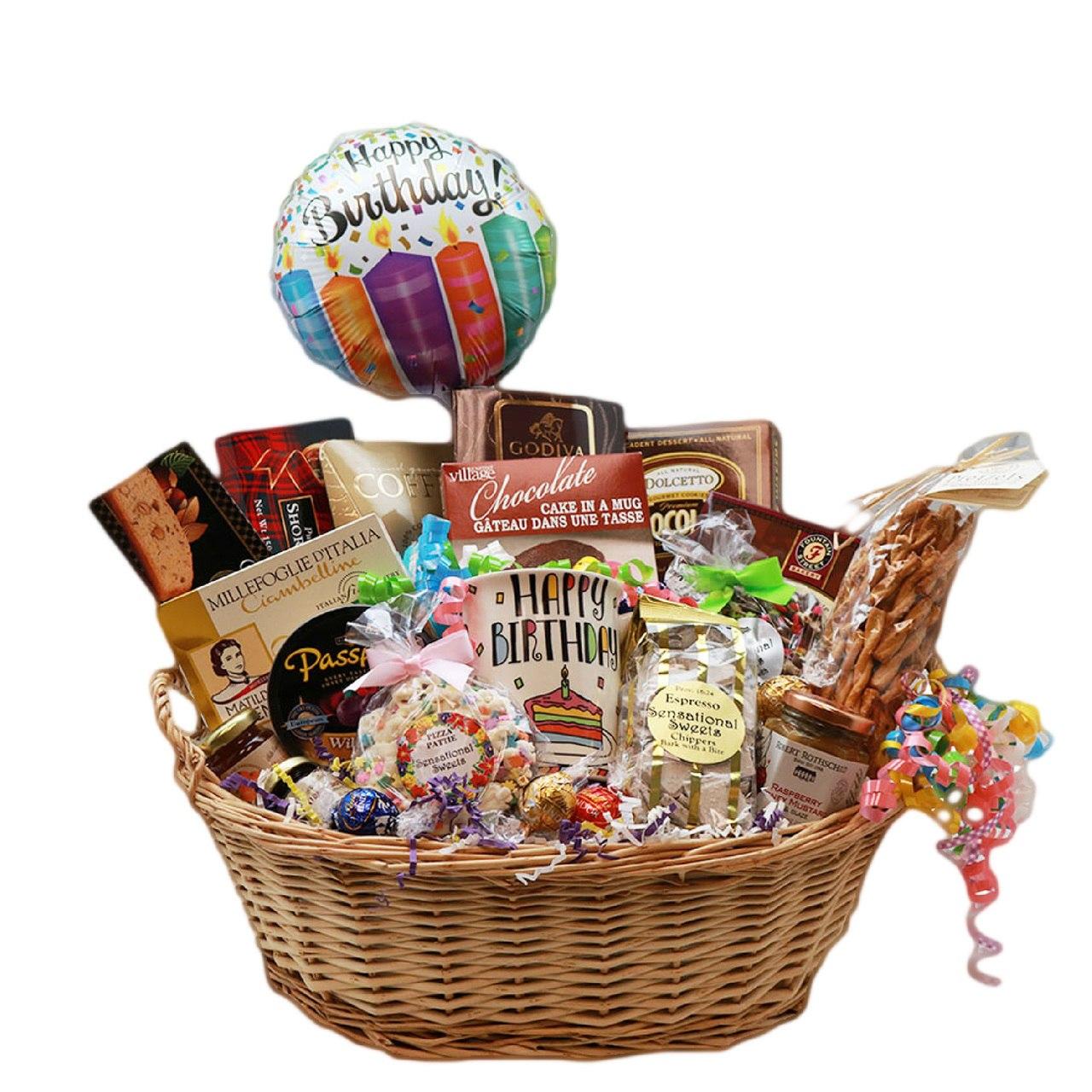 Birthday Glam Balloon Basket